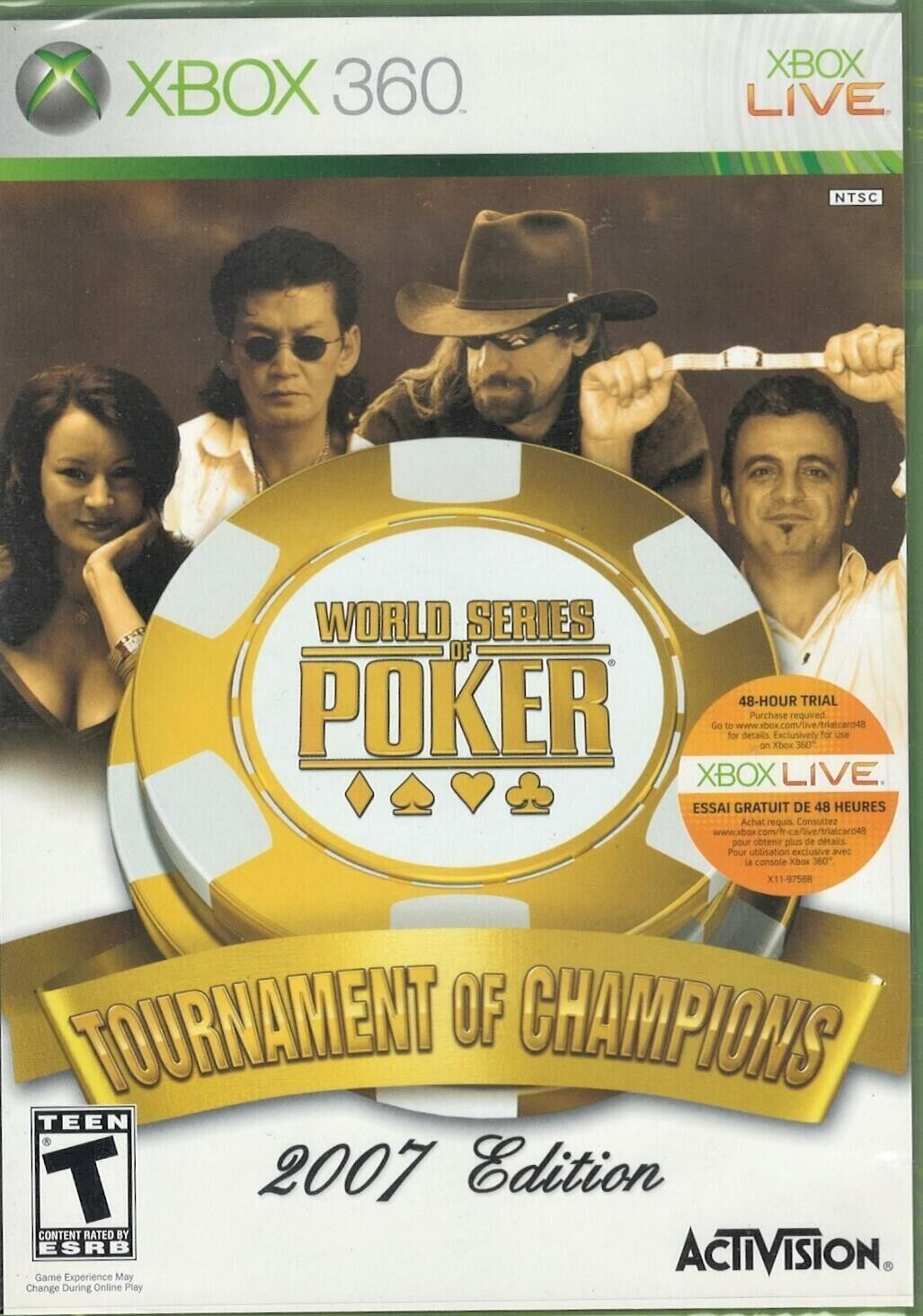 World Series of Poker: Tournament Champions Xbox 360 (Brand New Factory Sealed U