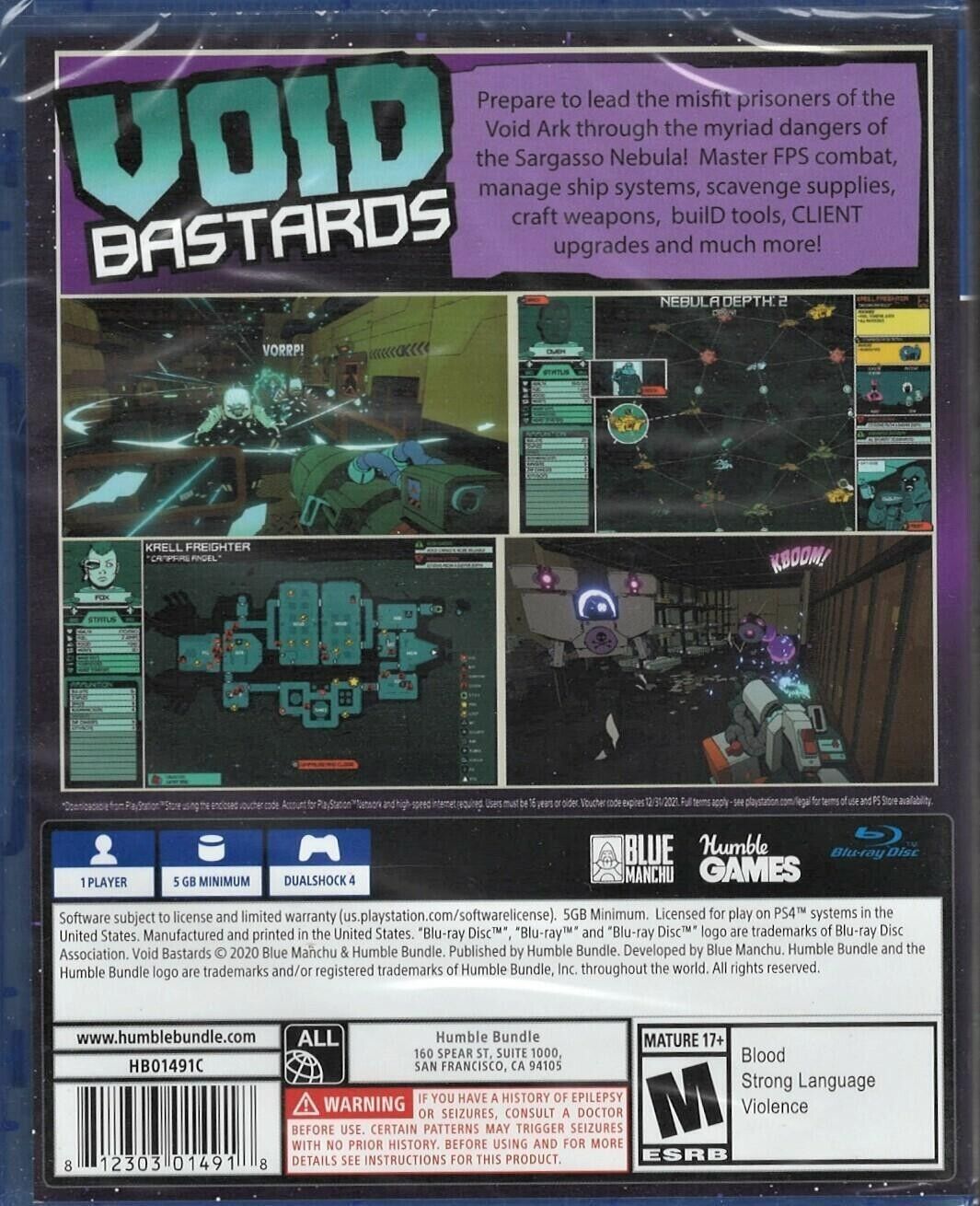 Void Bastards PS4 (Brand New Factory Sealed US Version) PlayStation 4,PlayStatio