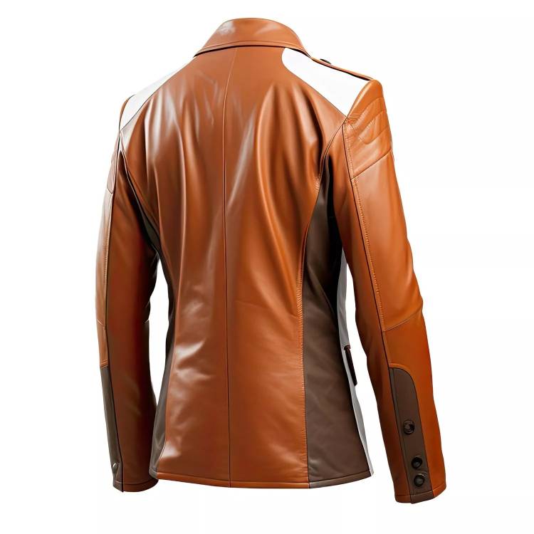 Urban Edge Leather Blazer